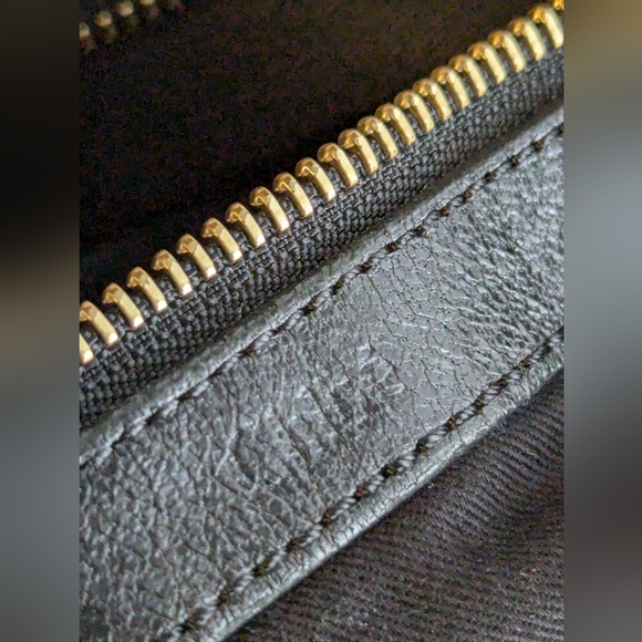 Chloe Ethel Geniue Leather Bag Large Shoulder Tote Black Gold Handbag - Picture 9 of 11